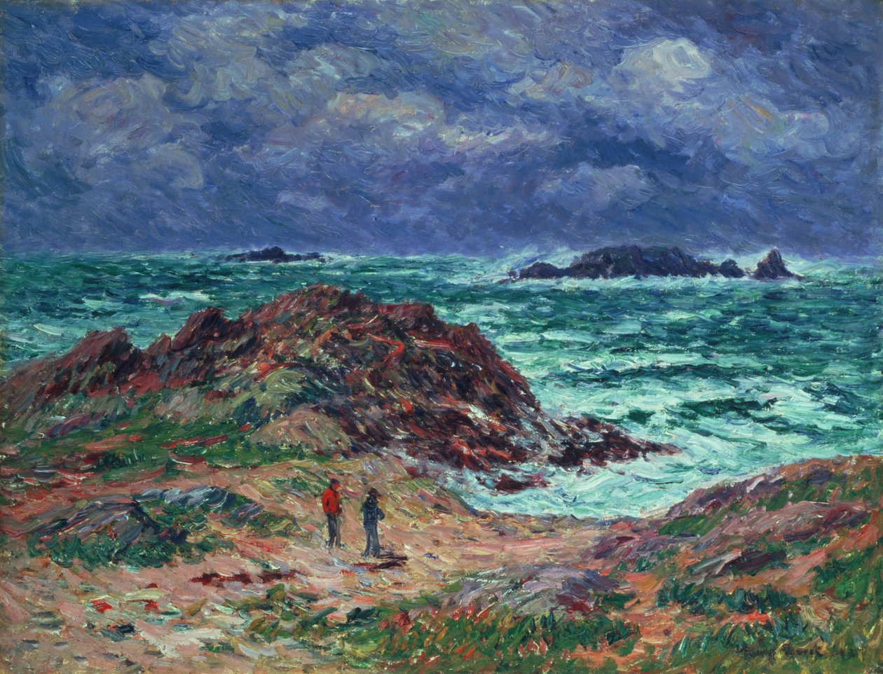 A Squall, Finistere, 1911 od Henry Moret