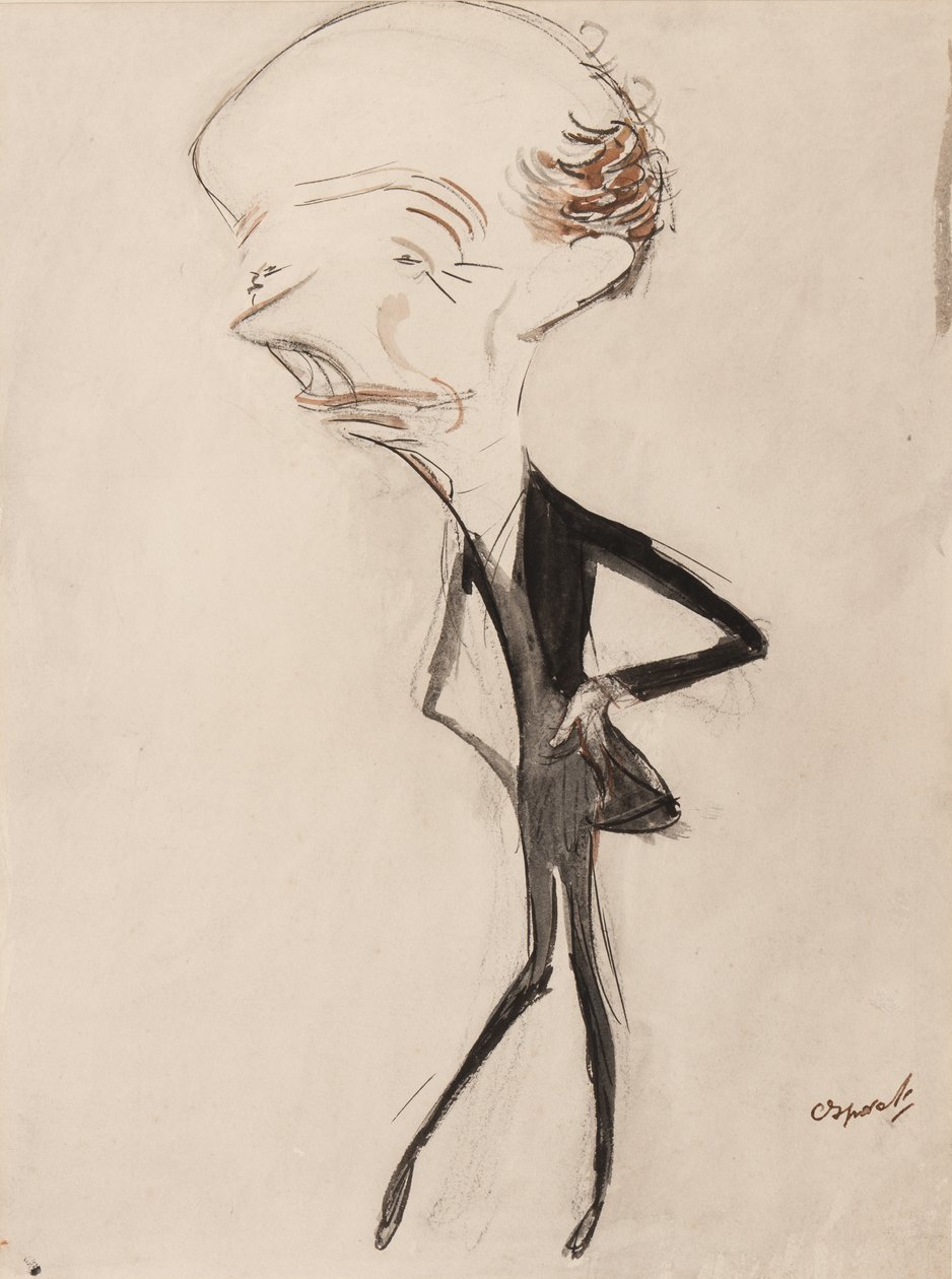 James Welch, kolem roku 1908 (pero, štětec, inkoust a wc na papíře) od Henry Ospovat