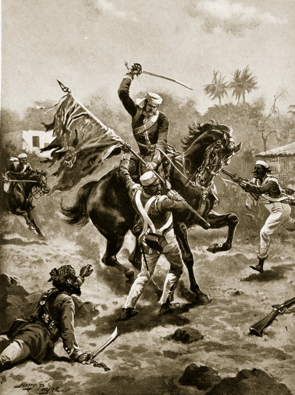 Poručík Roberts vyhrál svůj V.C., 2. ledna 1858 od Henry Payne