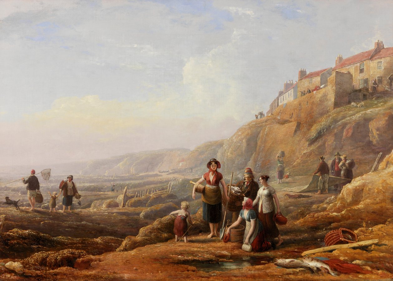 Staré Cullercoats, Spate Gatherers od Henry Perlee Parker