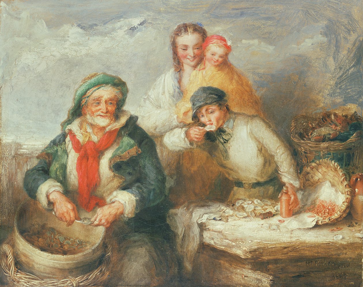 Náčrt pro „Ústřice, mladý pane“ od Henry Perlee Parker