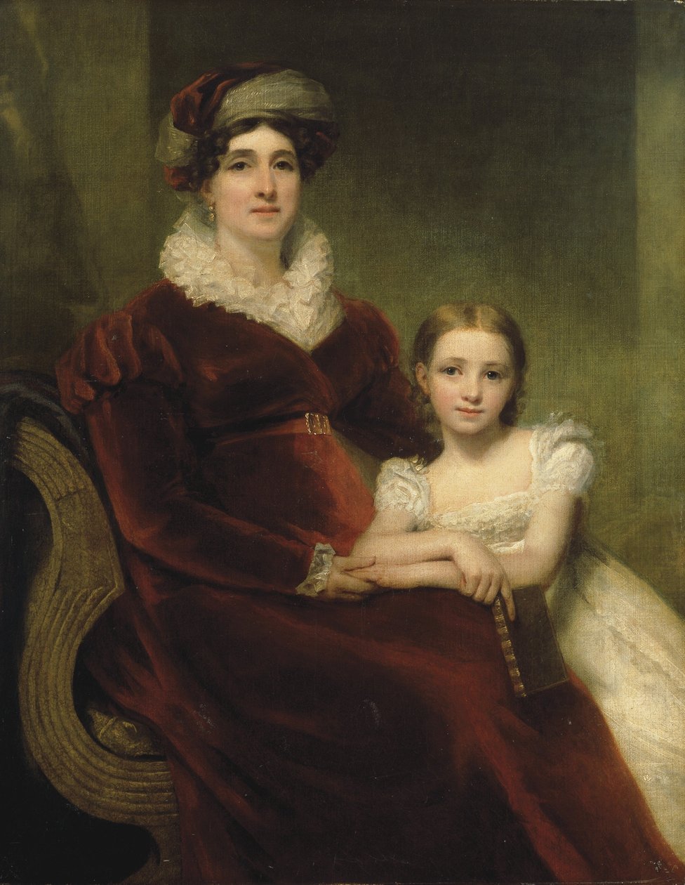 Dvojportrét paní Alexander Allan s vnučkou Matildou od Henry Raeburn
