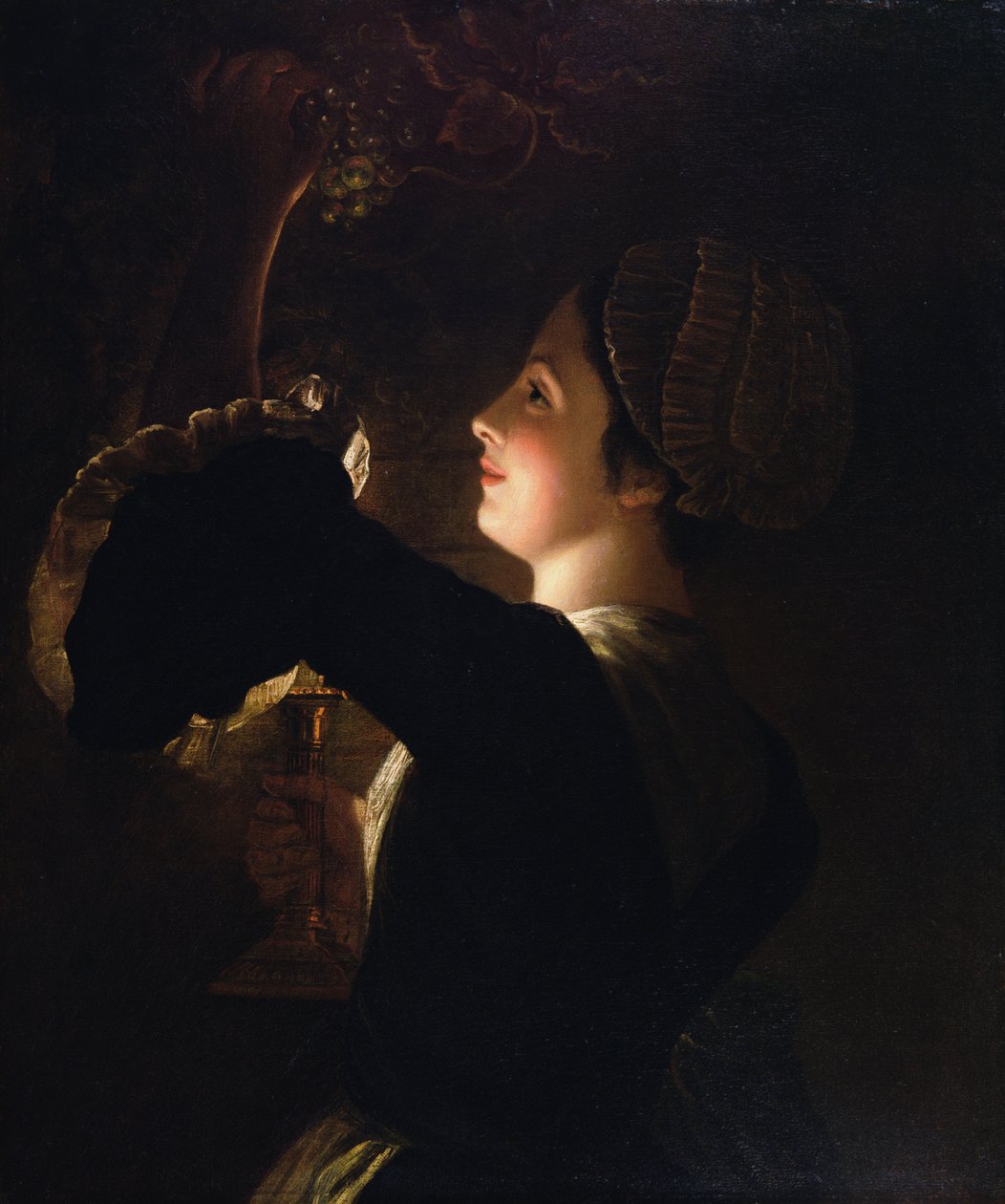 Hrozny a světlo svíček od Henry Robert Morland