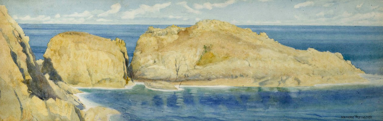 Moie de la Breniere Rocks, Sark, kolem roku 1900 od Henry Ryland