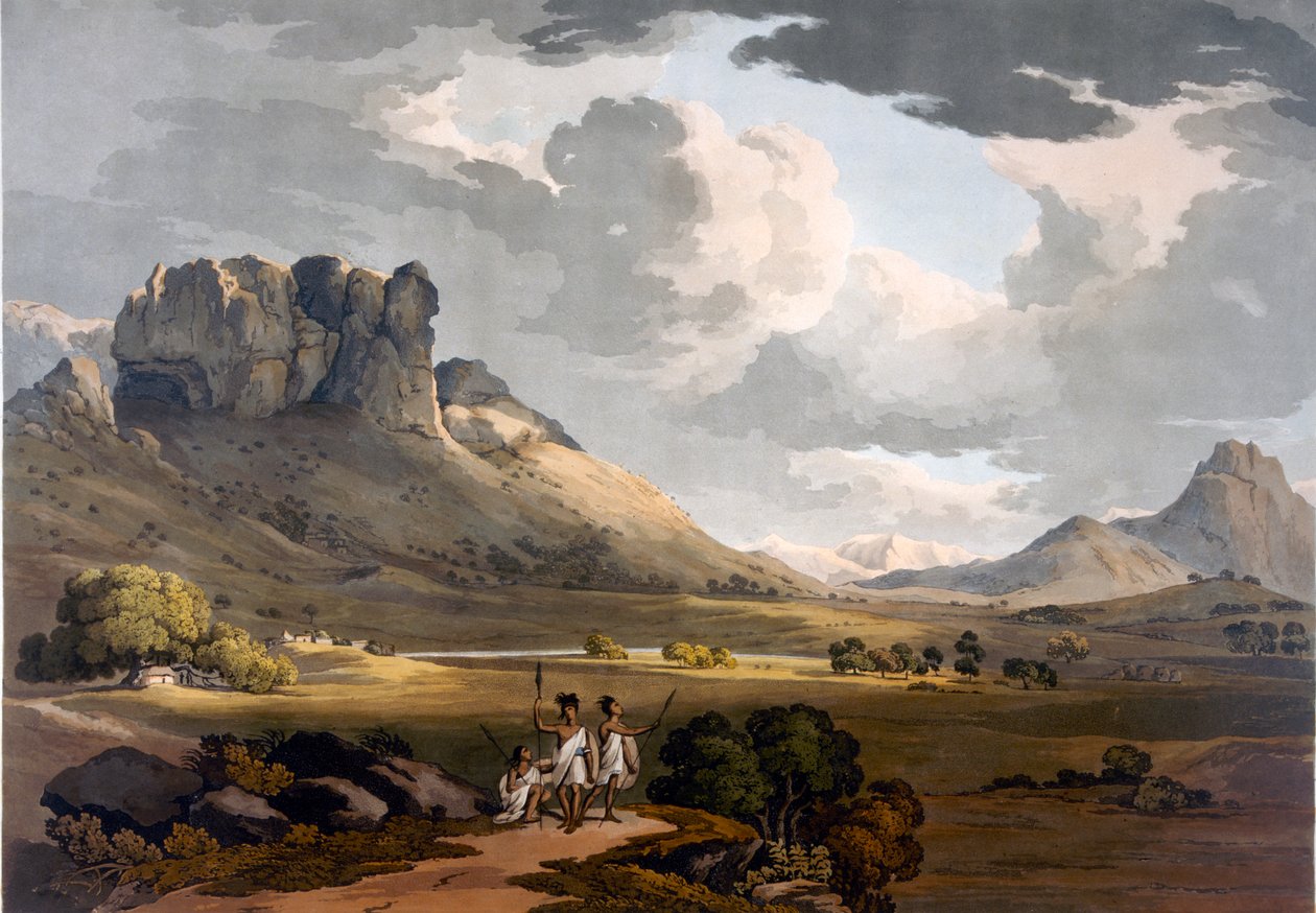 Údolí Calaat, Etiopie, kolem roku 1800 od Henry Salt