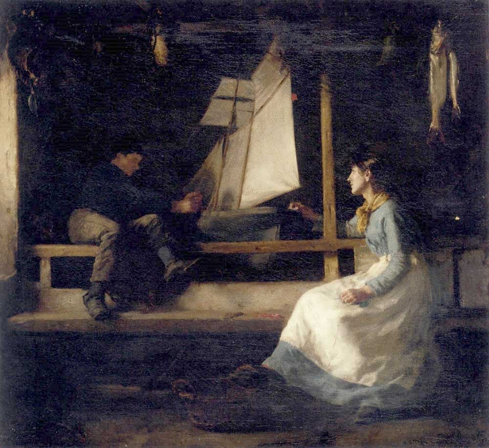  Stavitelé lodí od Henry Scott Tuke