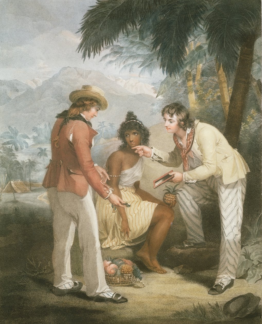 Nedostatek v Indii, ryté a hospody. od Charlese Knighta (1743-c.1826), 1794 (teplikovaná rytina) (pár 125540) od Henry Singleton