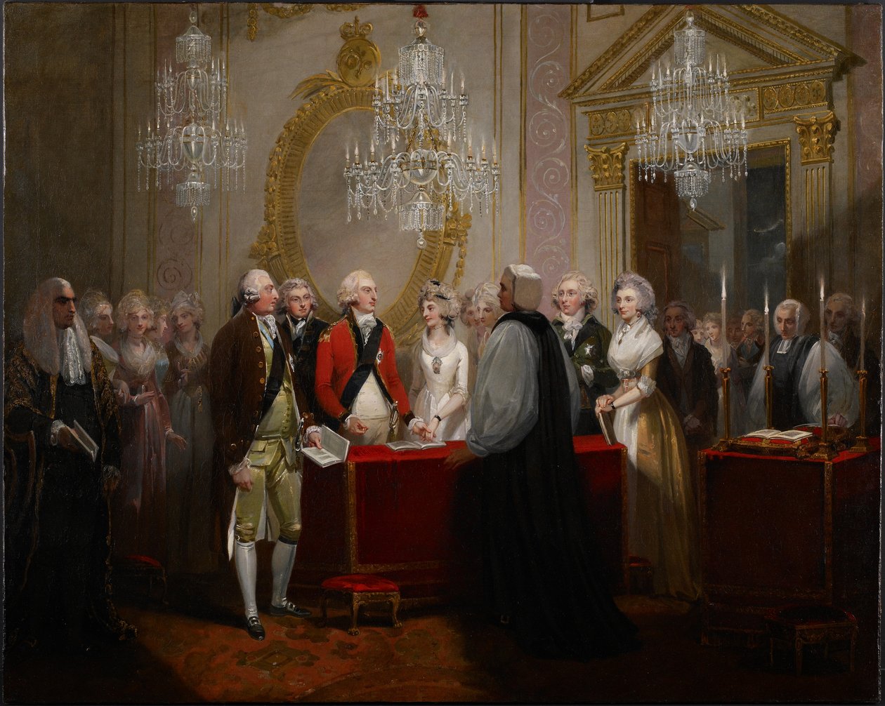 Svatba vévody a vévodkyně z Yorku, 1791 od Henry Singleton