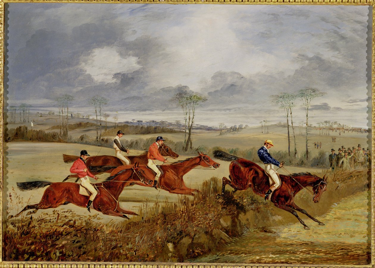 Steeplechase, blízko cíle od Henry Thomas Alken