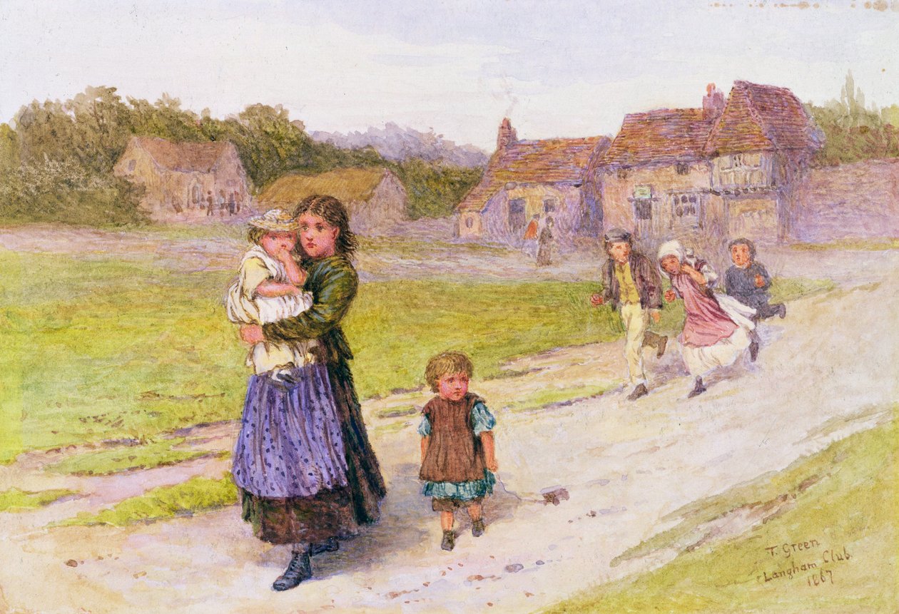 Po škole, 1867 od Henry Towneley Green