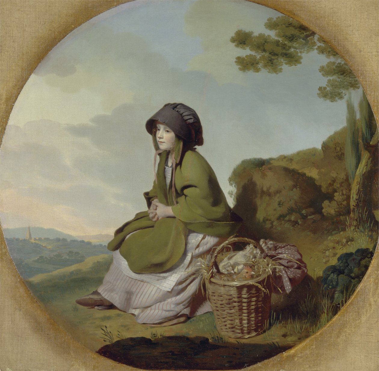 Market Girl (Stříbrný věk) cca 1776-77 od Henry Walton