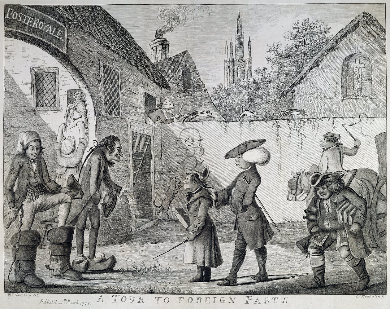 Cesta do cizích končin, 1778 od Henry William Bunbury