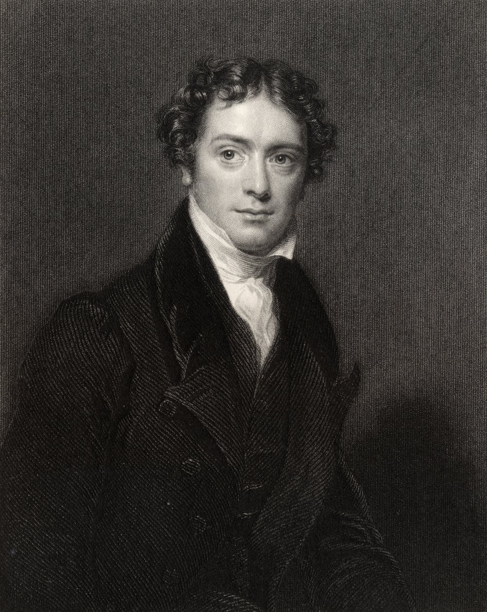 Michael Faraday, rytina J. Cochrana, z knihy "National Portrait Gallery, volume V", vydané kolem roku 1835. od Henry William Pickersgill