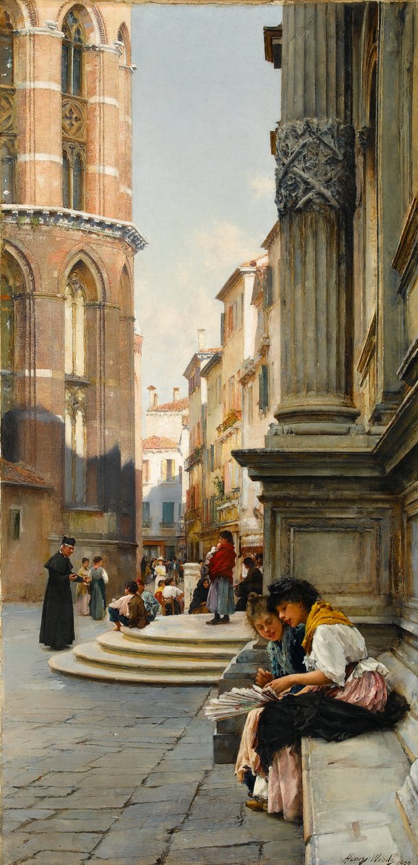 Kostel Frari a škola San Rocco, Benátky, 1892 od Henry Woods