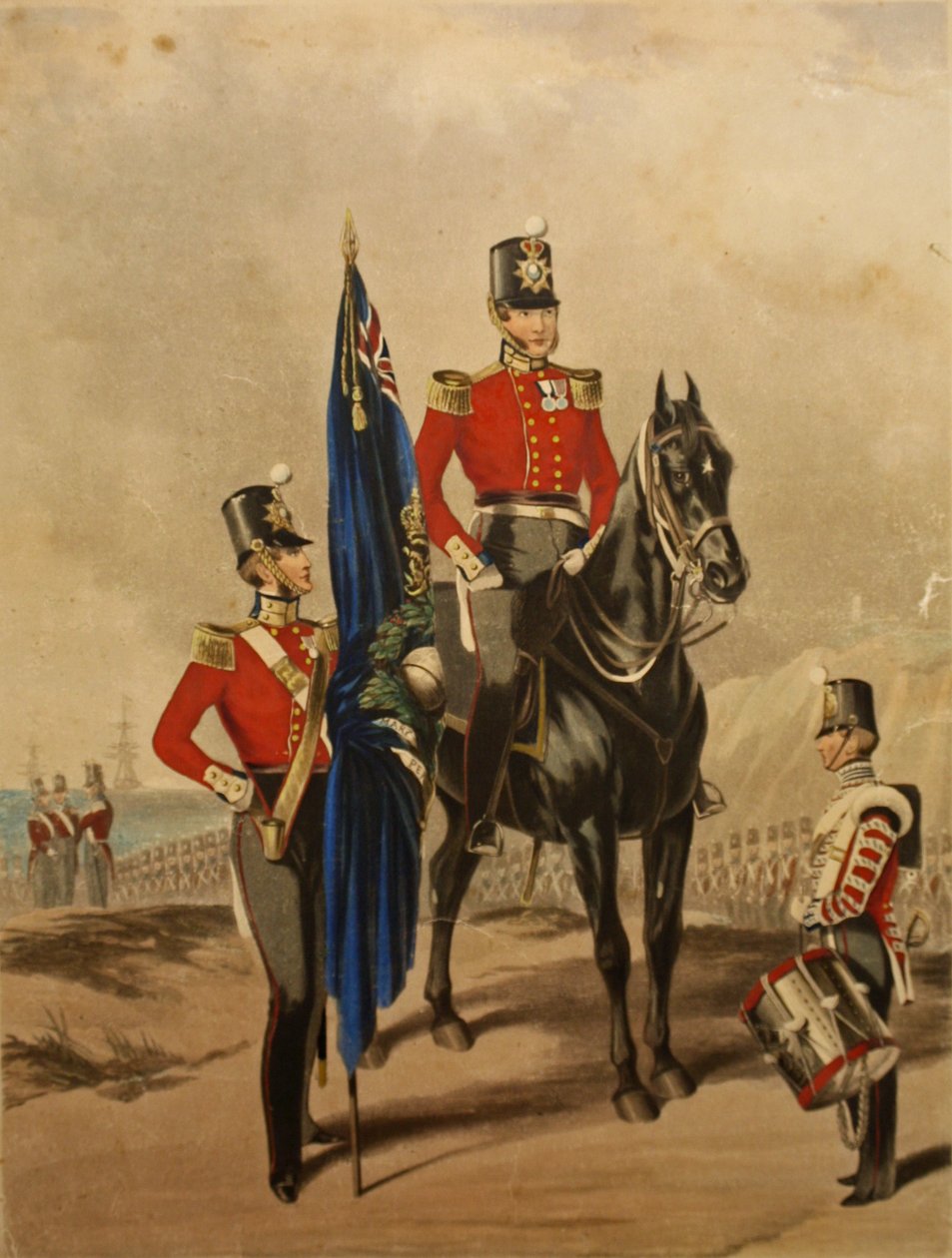 Royal Marines ukazuje polního důstojníka a druhého poručíka, 1850 od Henry de Daubrava