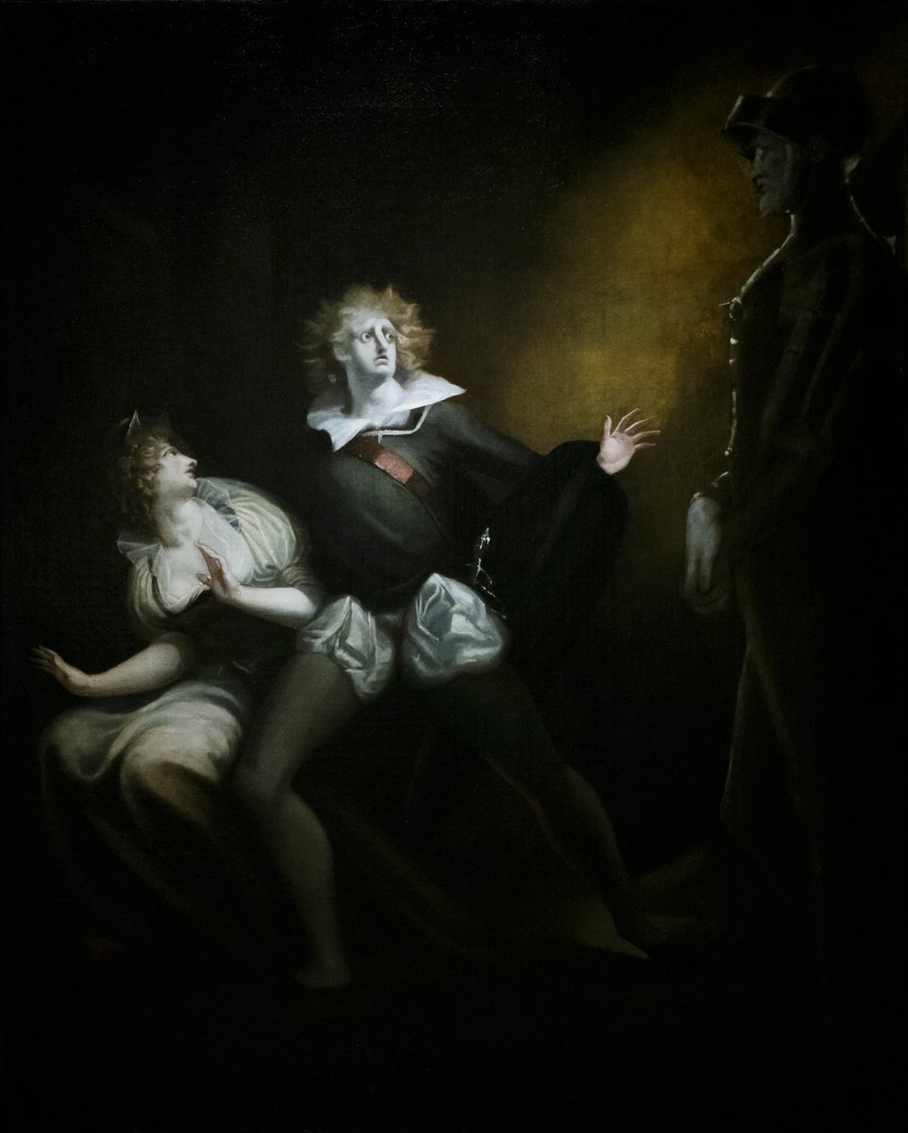 Gertruda, Hamlet a duch Otce od Henry (1741 1825) (after) Fuseli