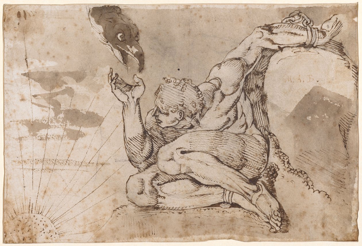 Prometheus (mies alaston 5 pistettä annettu) od Henry (1741 1825) Fuseli