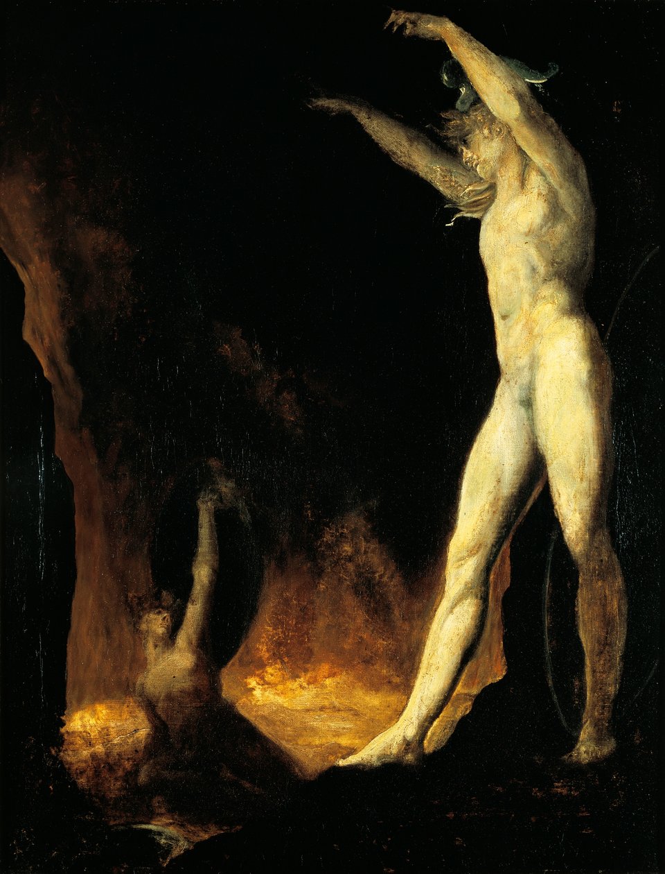 Satan volá na Belzebuba od Johann Heinrich Füssli