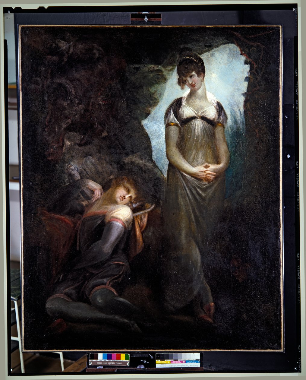 Mladý Milton, asi 1796-99 (olej na plátně) od Henry (1741 1825) Fuseli