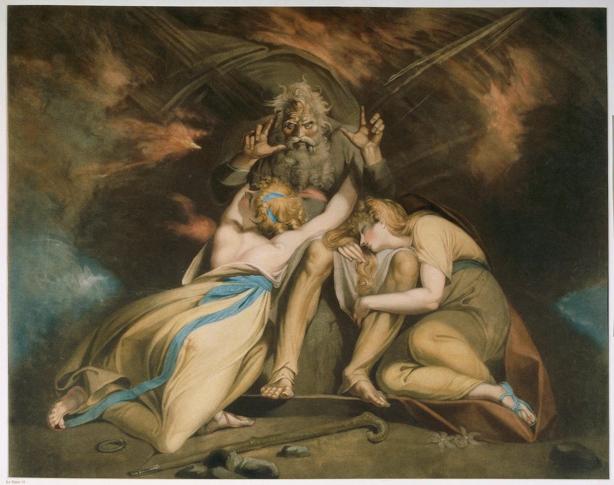 Rakousko, Vídeň, obraz Smrt Oidipova od Henry  Fuseli