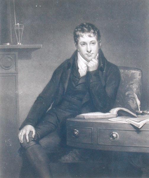Sir Humphry Davy (1778-1829), vyryl S.W. Reynolds od Henry (after) Howard