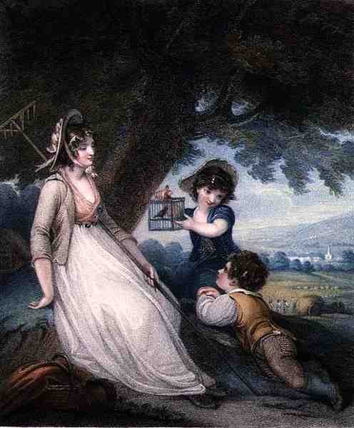 Innocent Captivation, ryté a hospodské. od Anthony Cardona (1772-1813) od Henry (after) Singleton