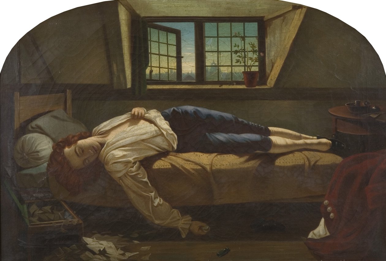 Smrt Chattertona od Henry (after) Wallis