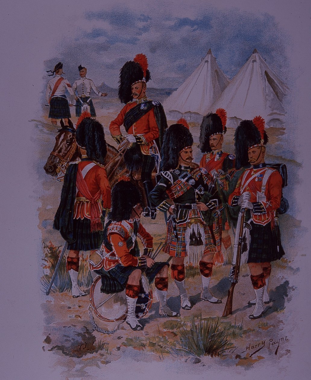 Černé hodinky, 42. Royal Highlanders od Henry A. Payne