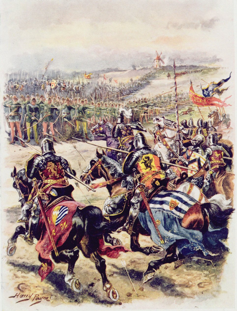 Charge of the French Cavalry, ilustrace ke 