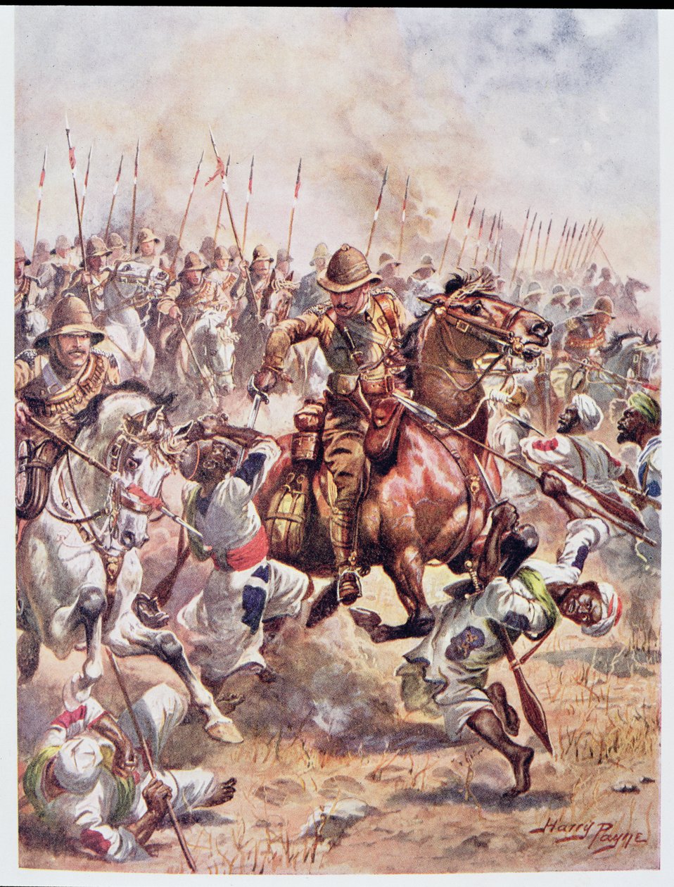 Charge of the Twenty-First Lancers, ilustrace z 