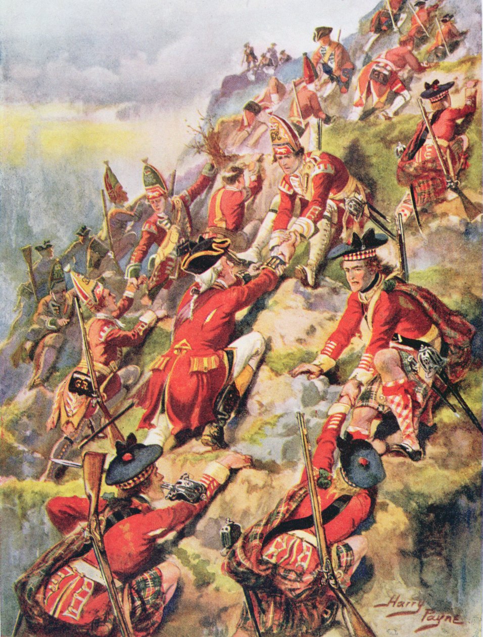 Scaling the Heights of Abraham, ilustrace z 
