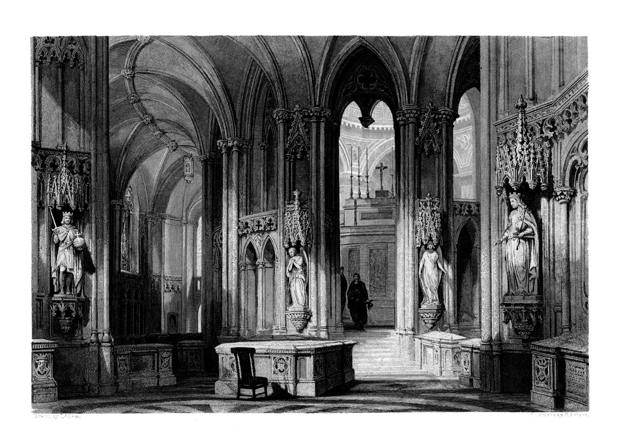 Mauzoleum rodiny Orleans, kaple Dreux, Francie, 1875 od Henry Adlard