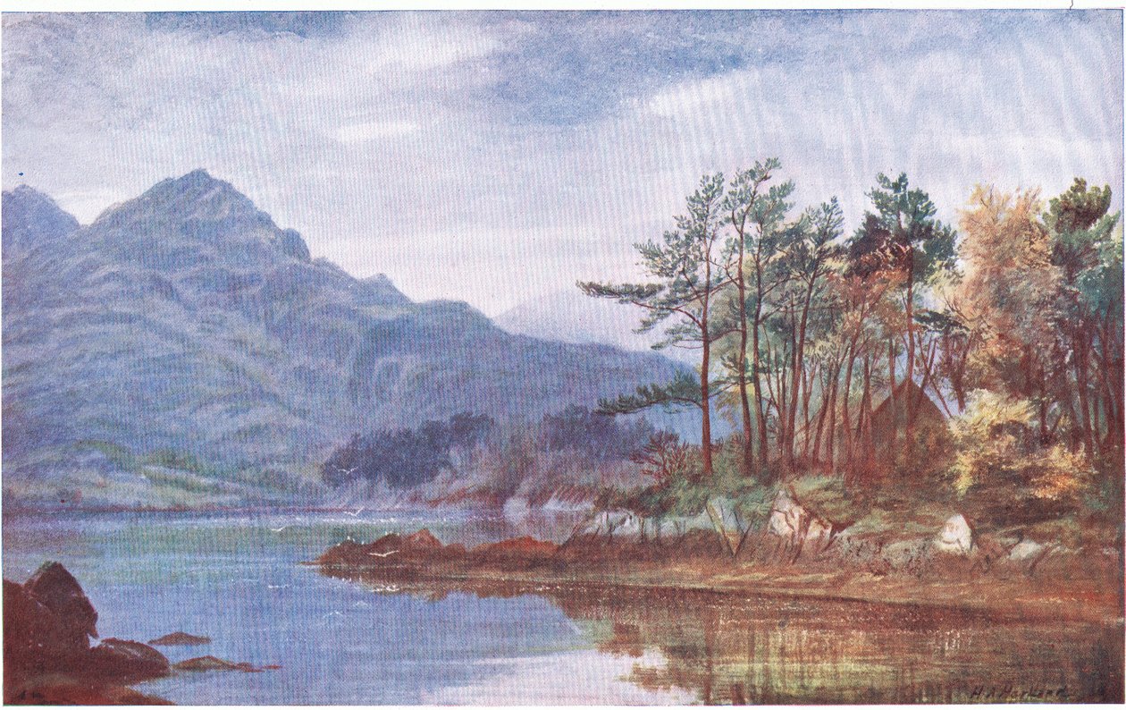 Gougane-Barra, z Hutchinsonovy krásné britské hospody. od Hutchinson & Co, kolem roku 1920 od Henry Albert Hartland