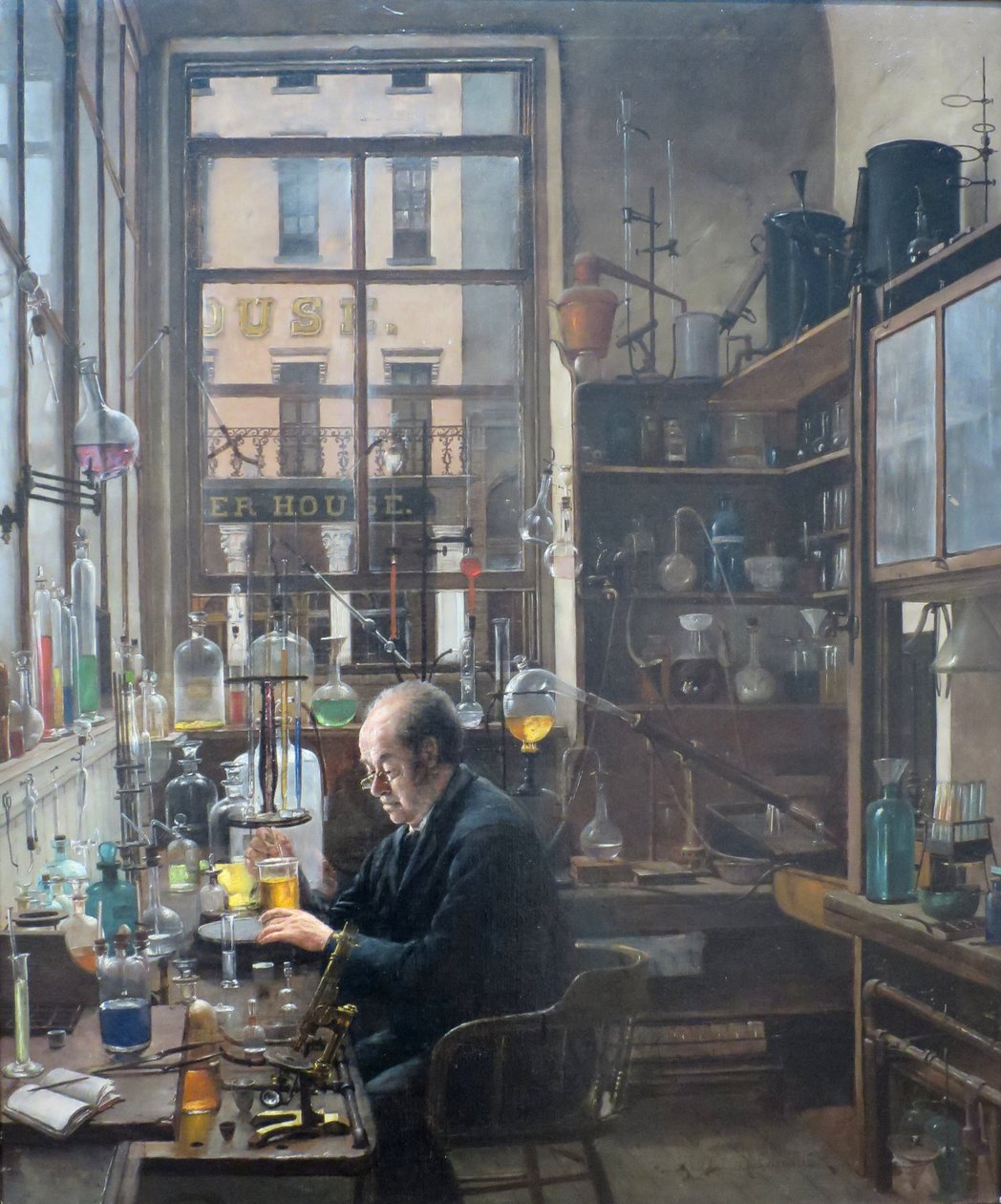 V laboratoři, Henry Alexander, asi 1885-87 od Henry Alexander