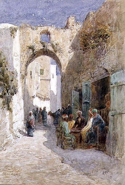 Tichá ulice, Jeruzalém od Henry Andrew Harper