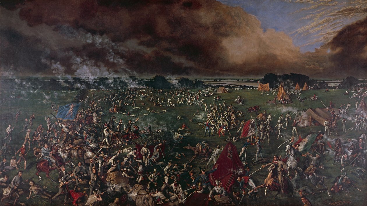 Bitva u San Jacinto 1836 od Henry Arthur McArdle