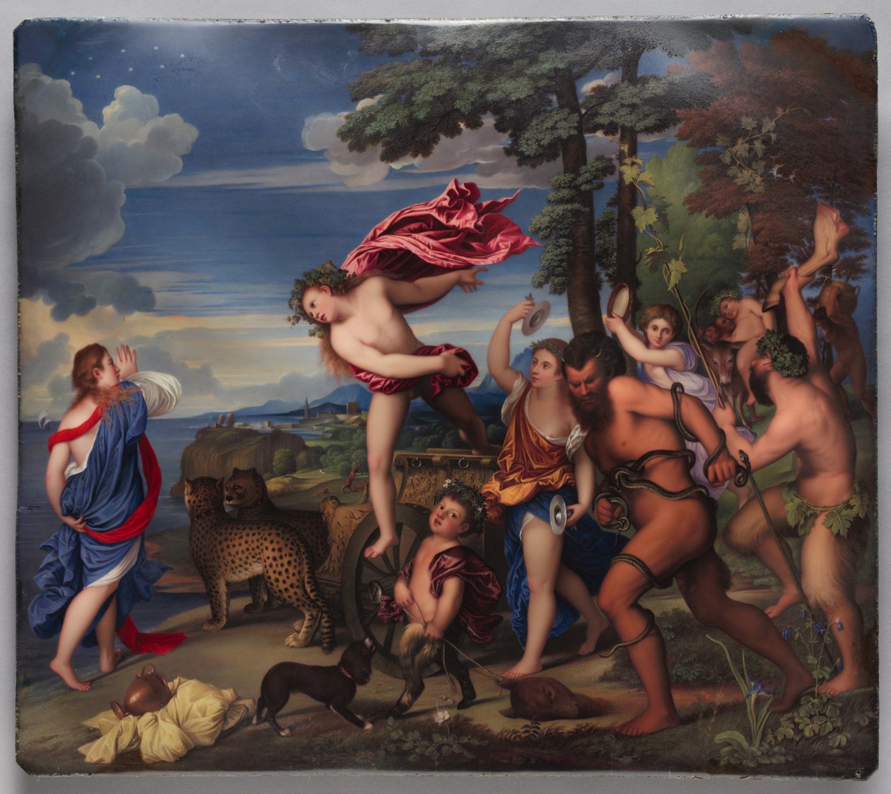 Bakchus a Ariadne, 1808-1811. od Henry Bone