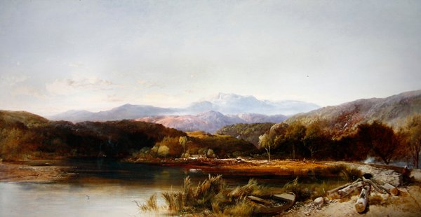 V severním Walesu (olej na plátně) od Henry Bright