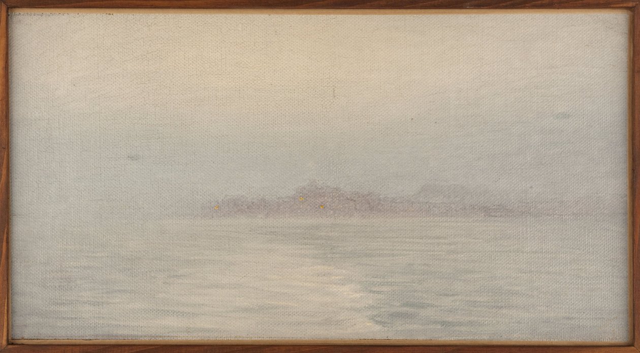 Mlha na moři, asi 1911 (olej na plátně) od Henry Brokman Knudsen