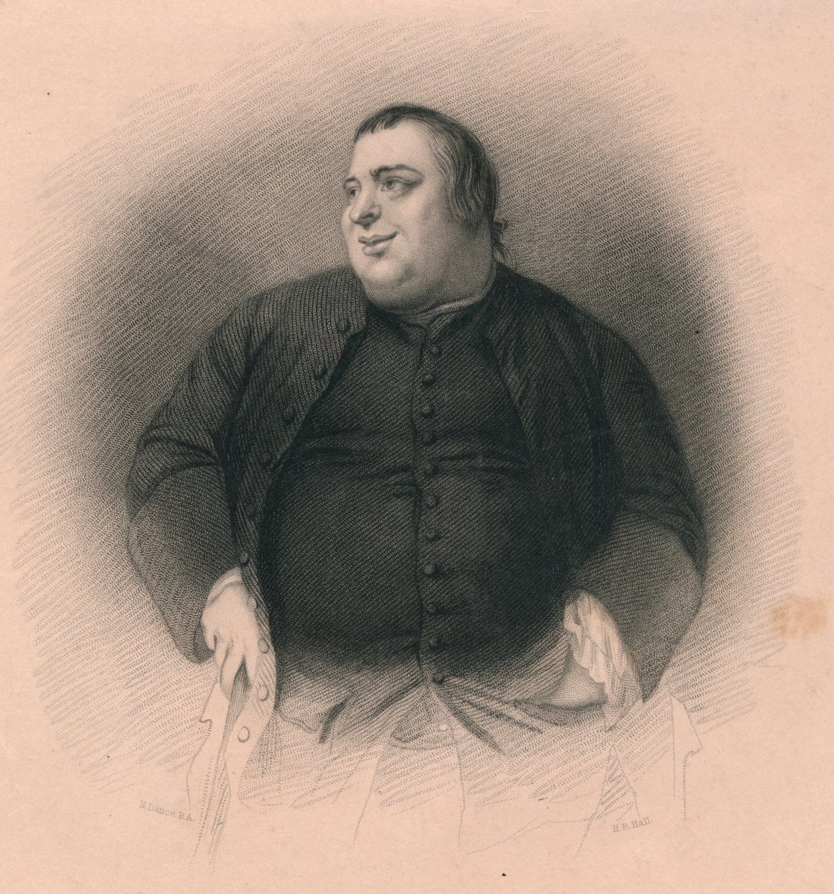 Francis Grose, 1731-1791, 19. století od Henry Bryan Hall I