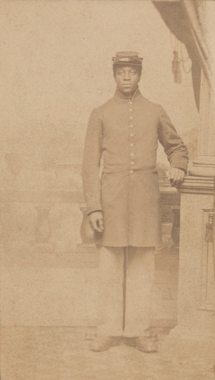 Carte-de-visite neidentifikovaného vojáka Unie, 1862-1884. od Henry C. Cushing