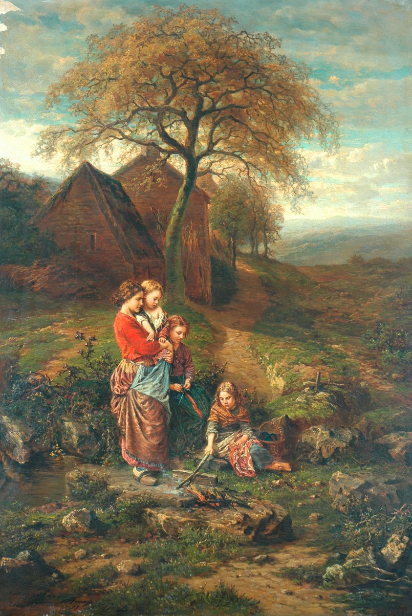 Podzim v Ardenách, 1857 od Henry Campotosto