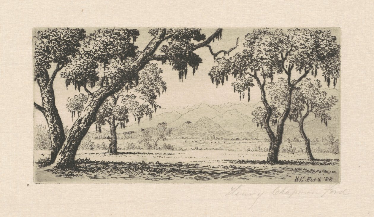 Kalifornská krajina od Henry Chapman Ford