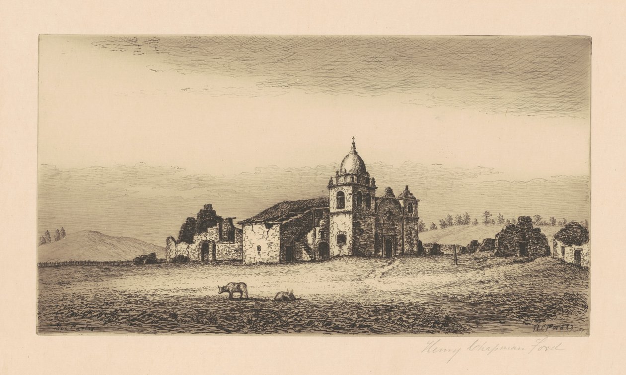 Mise San Carlos Borromeo, 1883. od Henry Chapman Ford