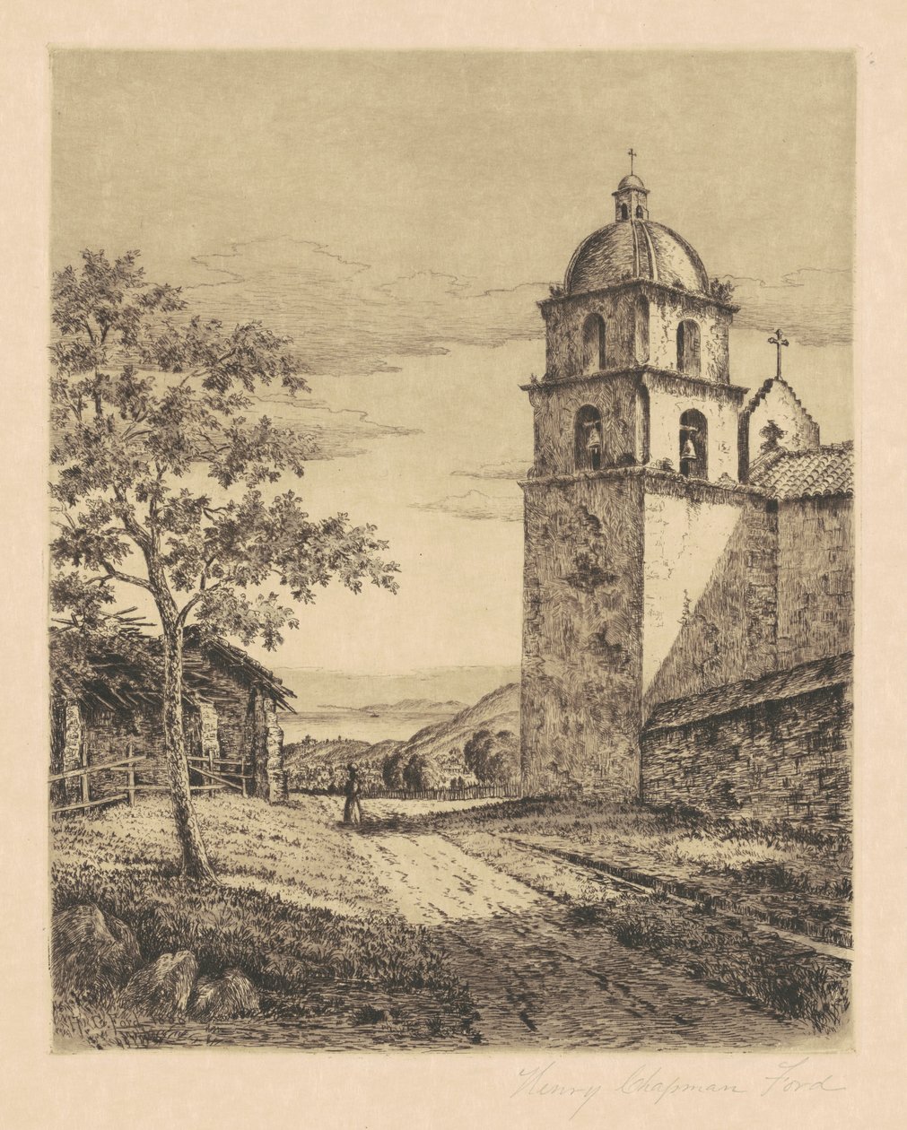 Mise Santa Barbara, Pohled na jih od Henry Chapman Ford