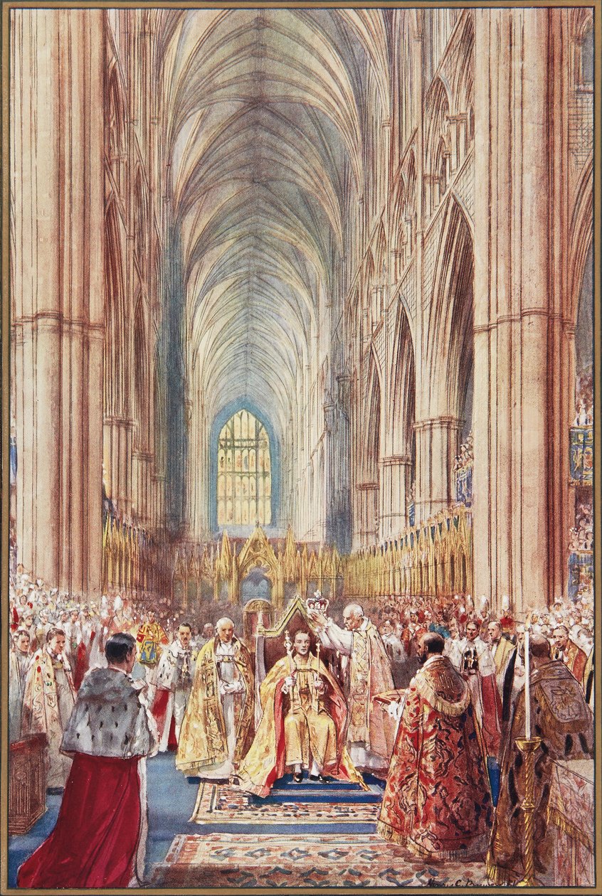 Korunovace krále Jiřího VI od Henry Charles Brewer