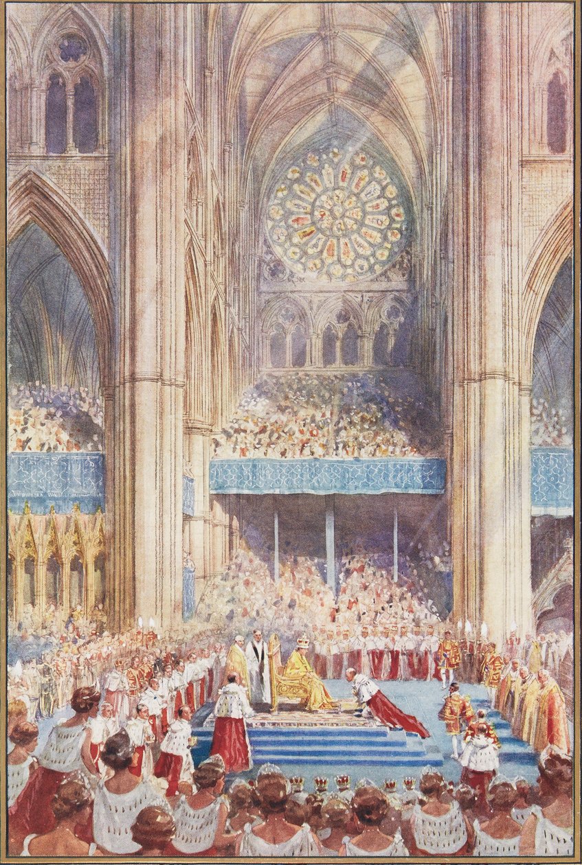 Korunovace krále Jiřího VI od Henry Charles Brewer