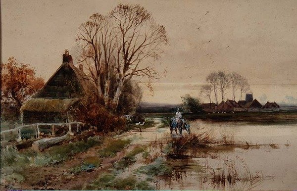 Poblíž Reedham, Norfolk od Henry Charles Fox