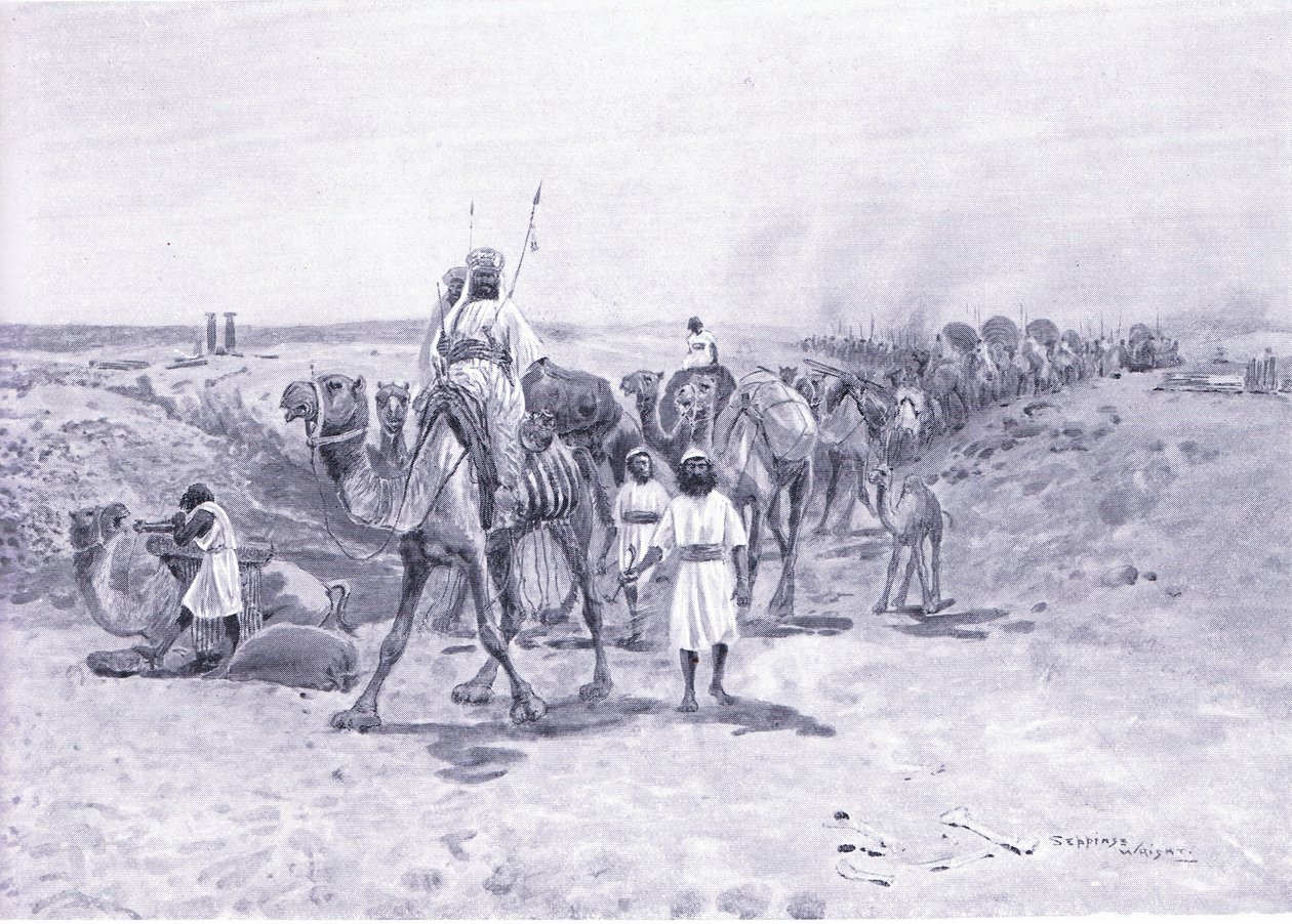 Soloman posílá dárky Hiramovi od Henry Charles Seppings Wright