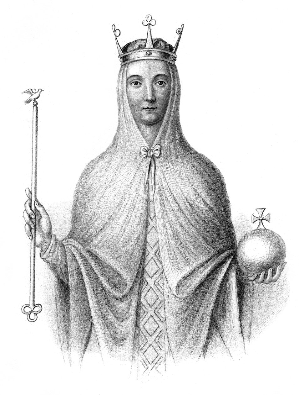 Adeliza Leuvenská, královna Jindřicha I. anglického. od Henry Colburn
